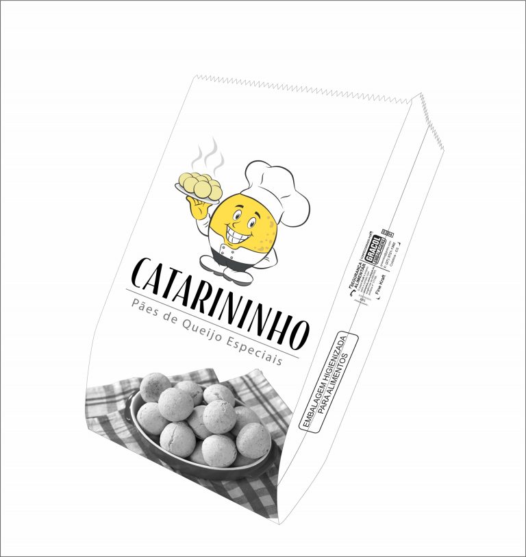 pão de quiejo papel branco